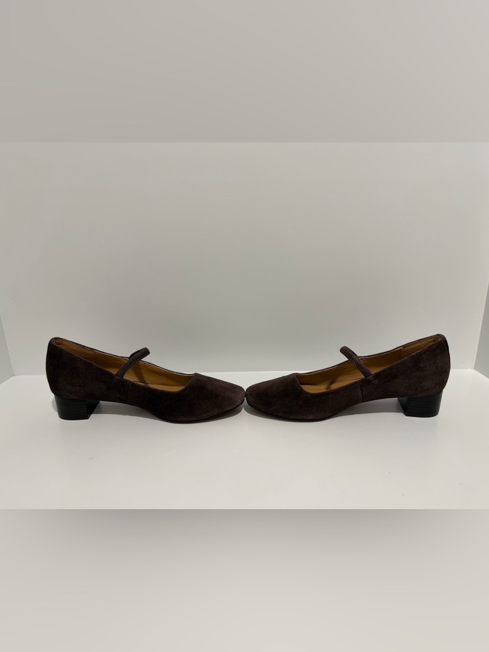 NEW Madewell The Greta Pump in Dark Roast Suede NX093 $138 size 8 - Picture 10 of 13